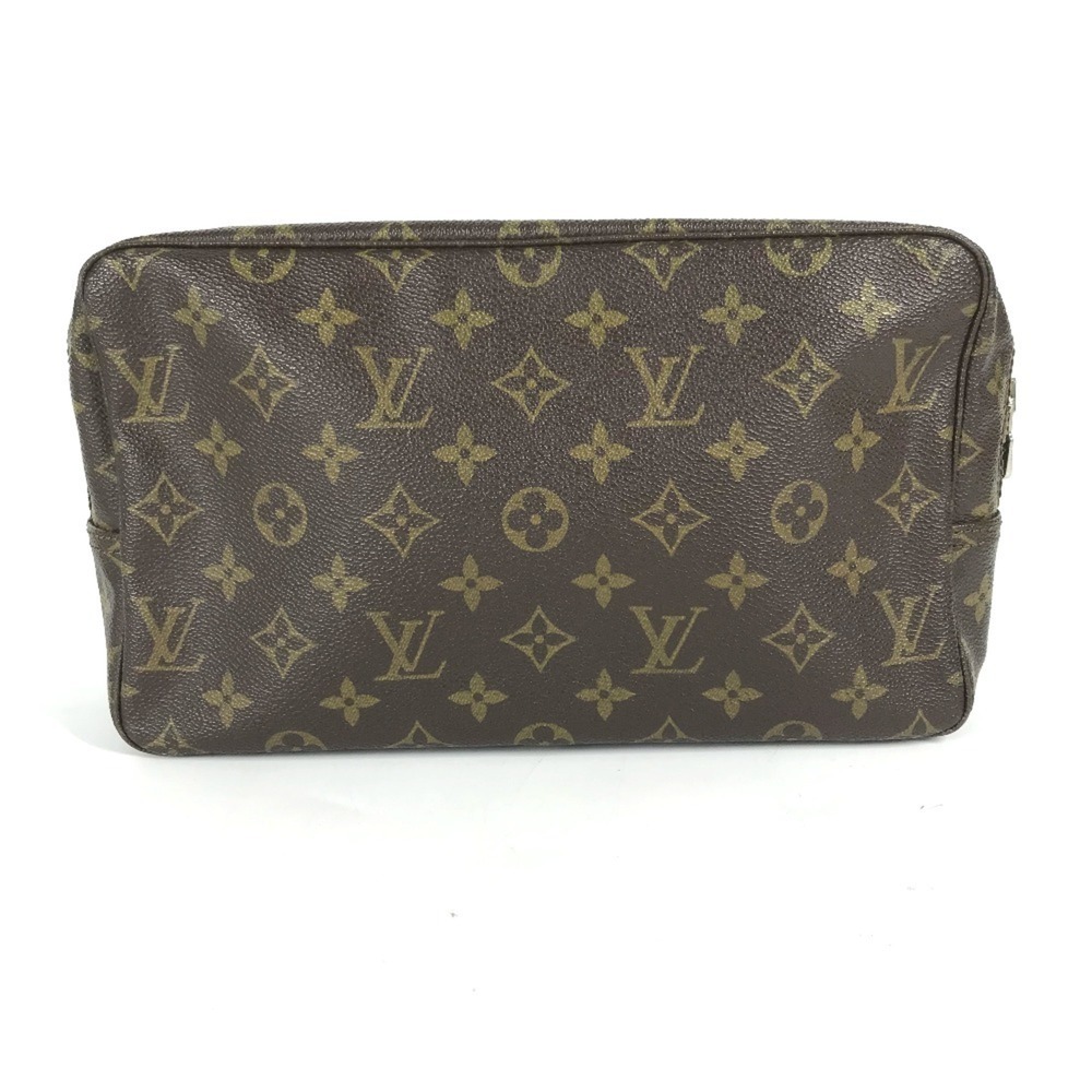 LOUIS VUITTON Brown Monogram Canvas Pouch